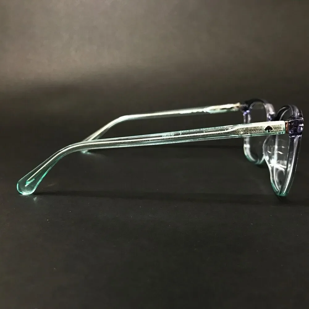 Kate Spade Eyeglasses Frames HERMIONE/G PJP Clear Gray Green Square 52-18-140 - Picture 4 of 11